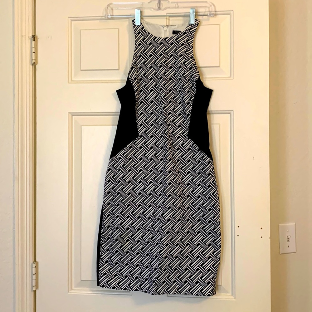 Banana republic summer navy and white dress size 0